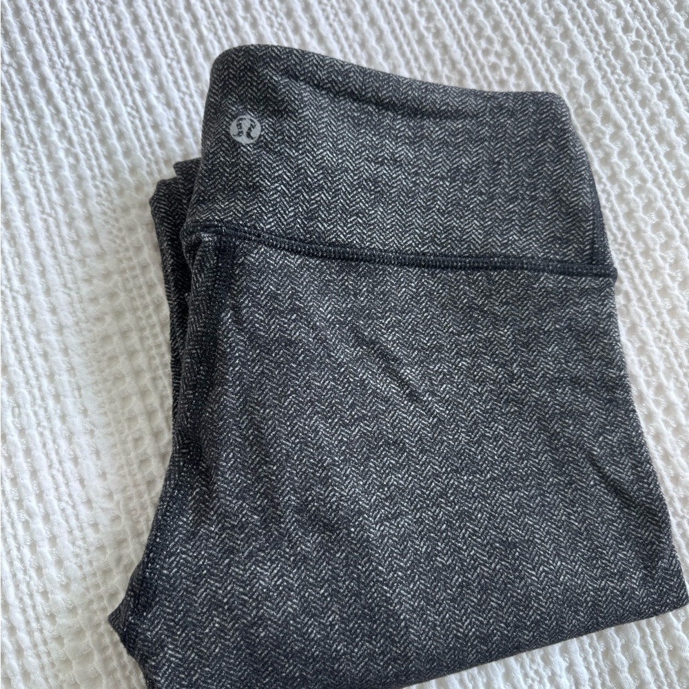 Lululemon | Size 4 | Wunder Under Herringbone Leggings